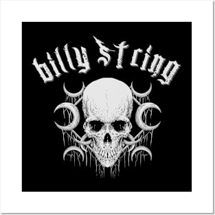 billy string in the darkness Posters and Art